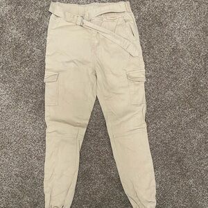 Women’s Beige Cargo Pants